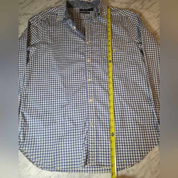Nautica Men's Blue Checkered Shirt - Picture 5 of 6